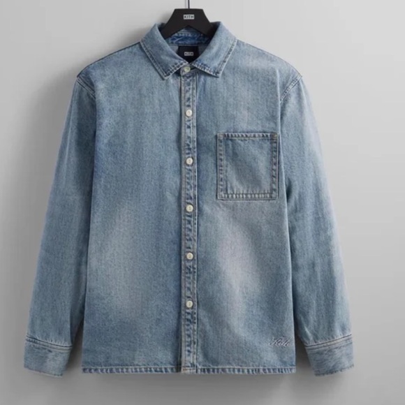 KITH Denim Ginza Shirt 【最終値引】kith denim ginza shirt helium